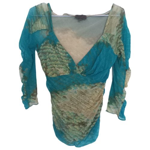 Pre-owned La Perla Top In Turquoise