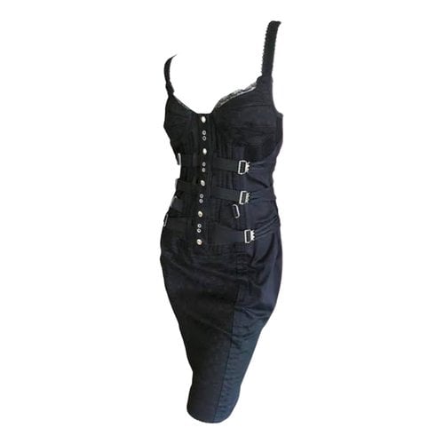 Pre-owned D&g Mid-length Dress In Black