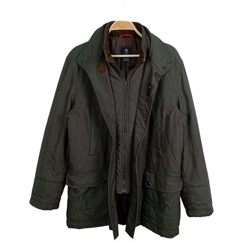 Pre-owned Fay Coat In Green