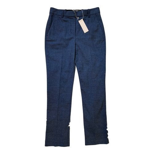 Pre-owned Rebecca Taylor Trousers In Blue
