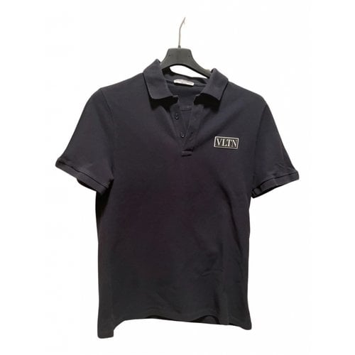 Pre-owned Valentino Polo Shirt In Blue