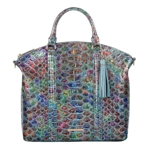 Pre-owned Brahmin Leather Handbag In Multicolour