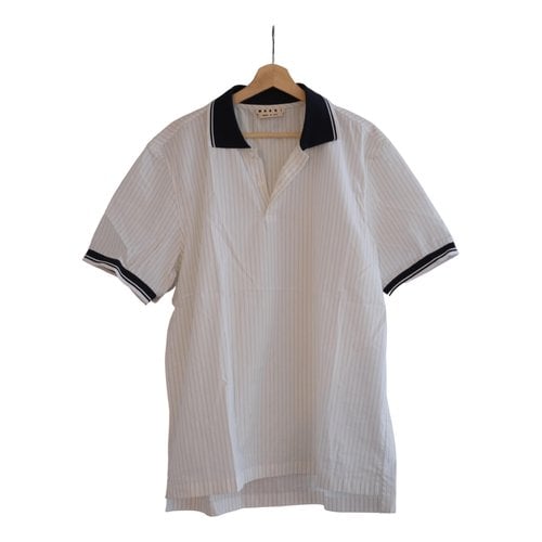 Pre-owned Marni Polo Shirt In White
