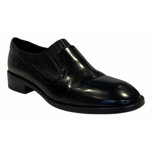 Pre-owned Opening Ceremony Leather Flats In Black