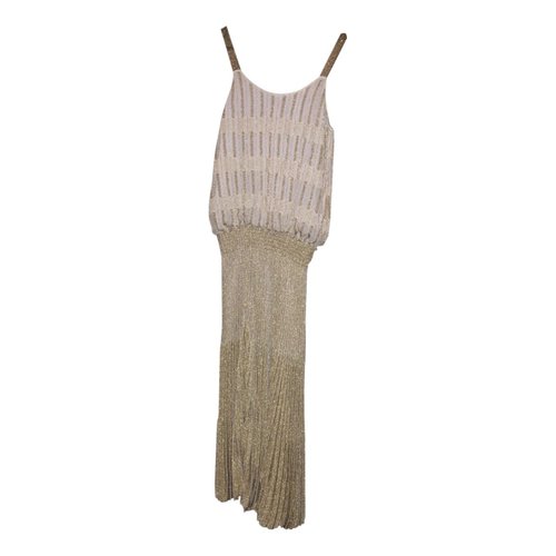 Pre-owned Blumarine Mid-length Dress In Gold