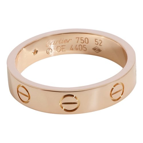 Pre-owned Cartier Pink Gold Ring
