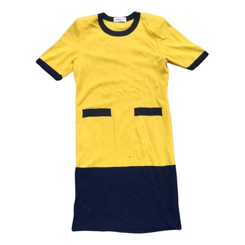 Pre-owned Saint Laurent Mid-length Dress In Yellow