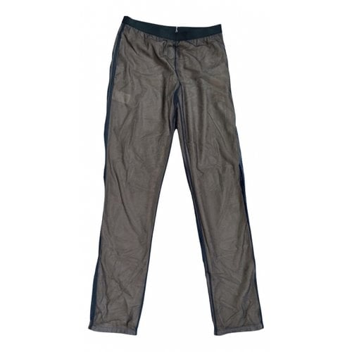 Pre-owned Maison Margiela Silk Straight Pants In Other