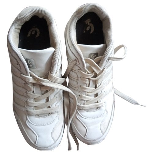 Pre-owned Freddy Leather Trainers In White