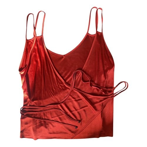 Pre-owned Gucci Camisole In Red