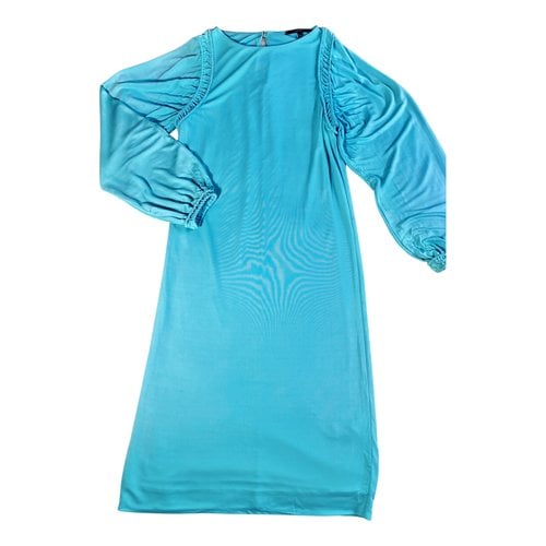 Pre-owned Gucci Mid-length Dress In Turquoise
