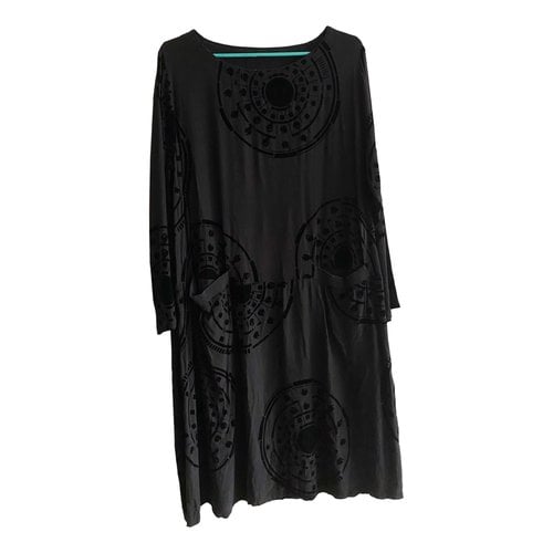 Pre-owned Bitte Kai Rand Mid-length Dress In Black