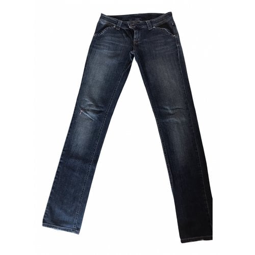 Pre-owned Iceberg Straight Jeans In Blue