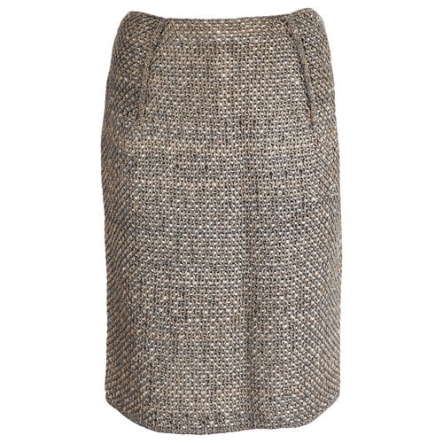 Pre-owned Lanvin Mini Skirt In Brown
