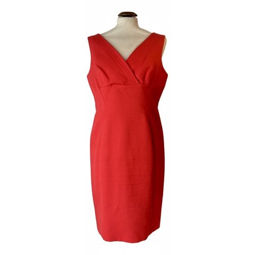 Pre-owned Lanvin Maxi Dress In Red