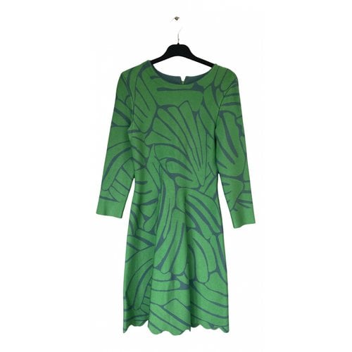 Pre-owned Issa Mid-length Dress In Green