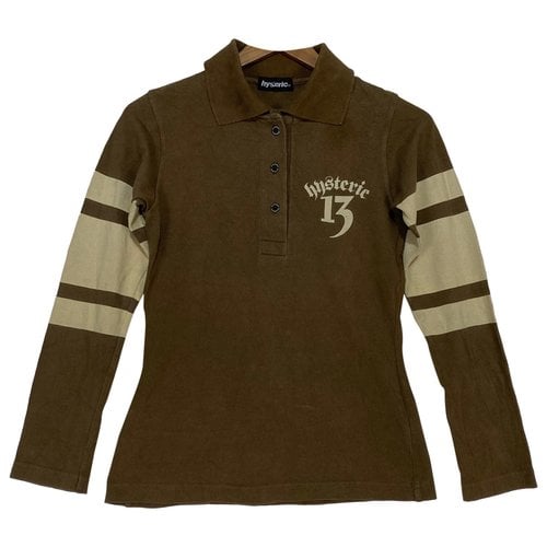 Pre-owned Hysteric Glamour Polo In Brown