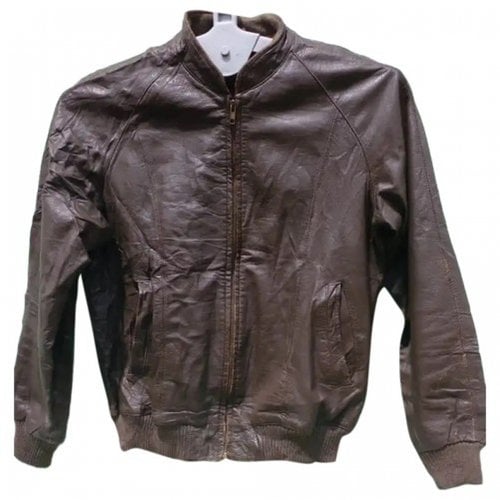 Pre-owned Bugatti Leather Jacket In Brown