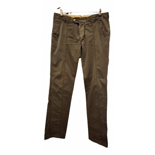 Pre-owned Barba Trousers In Grey