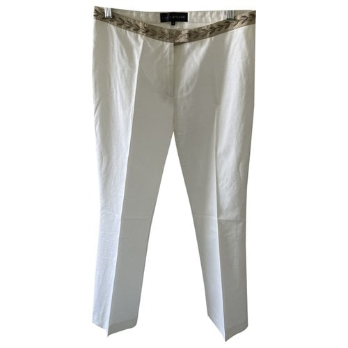 Pre-owned Isabel Marant Straight Pants In White