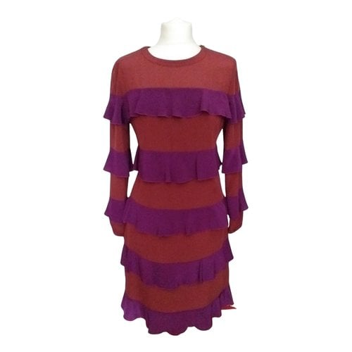 Pre-owned See By Chloé Silk Mid-length Dress In Multicolour