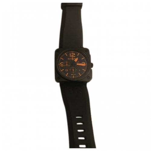 Pre-owned Bell & Ross Br-01 Watch In Black