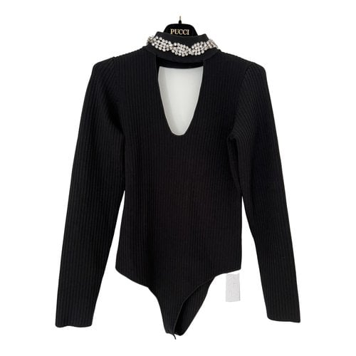 Pre-owned Area Blouse In Black
