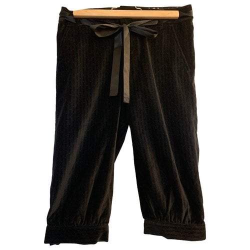 Pre-owned Marc Jacobs Velvet Short Pants In Black