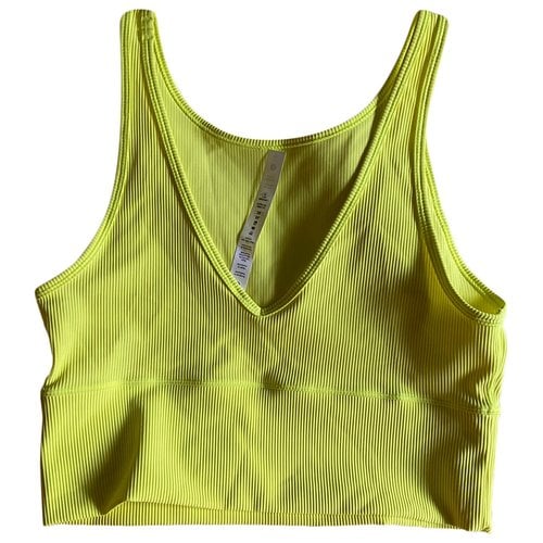 Pre-owned Lululemon Top In Yellow