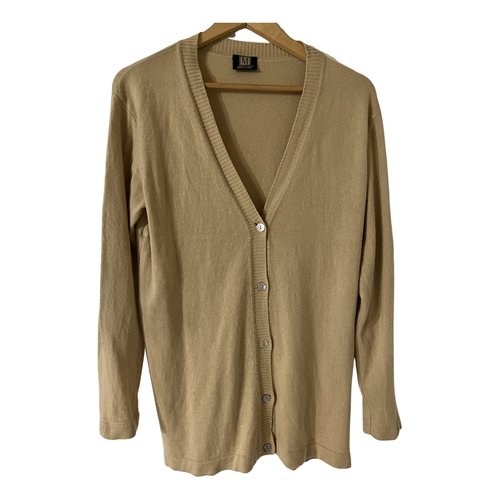 Pre-owned Madeleine Thompson Cashmere Cardigan In Beige