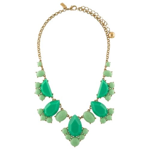 Pre-owned Kate Spade Necklace In Green