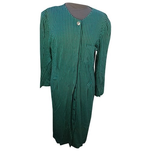 Pre-owned Luisa Spagnoli Wool Dress In Green