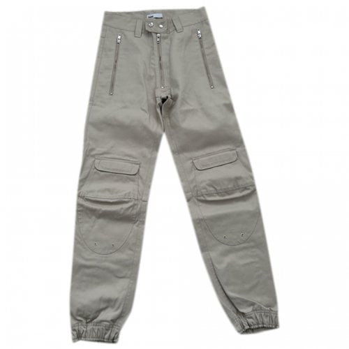 Pre-owned Gmbh Trousers In Beige