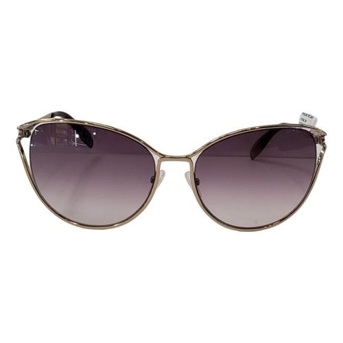 Pre-owned Alexander Mcqueen Sunglasses In Gold
