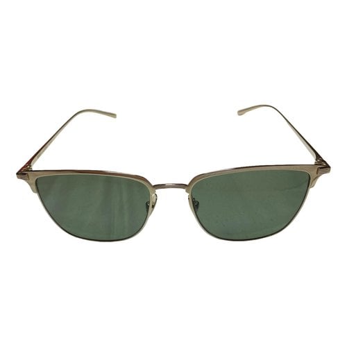 Pre-owned Saint Laurent Sunglasses In Gold