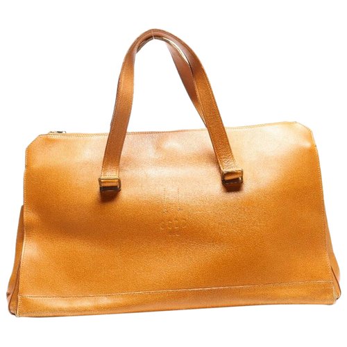 Pre-owned Golden Goose Leather Bag In Orange