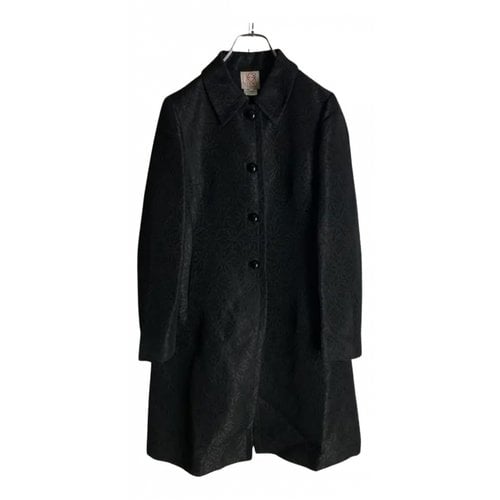 Pre-owned Loewe Coat In Black