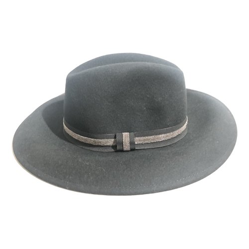 Pre-owned Fabiana Filippi Wool Hat In Black