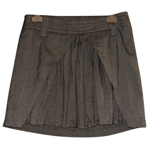 Pre-owned C.p. Company Mini Skirt In Brown