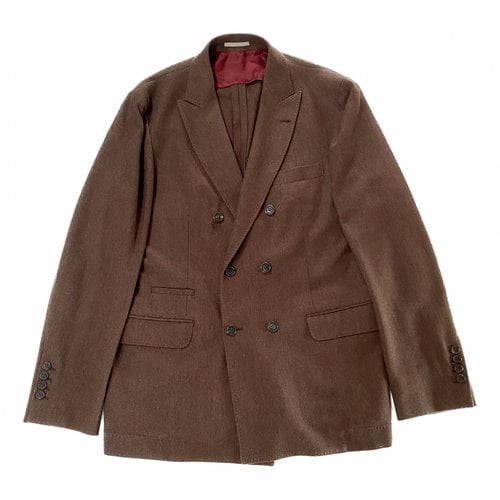 Pre-owned Brunello Cucinelli Cashmere Vest In Brown