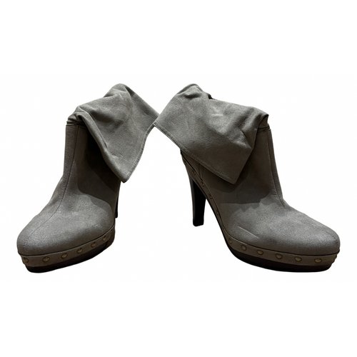 Pre-owned Stella Mccartney Ankle Boots In Khaki