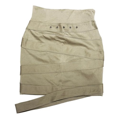 Pre-owned Monse Mid-length Skirt In Beige