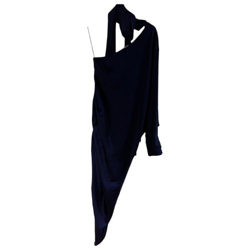 Pre-owned Ralph & Russo Maxi Dress In Navy
