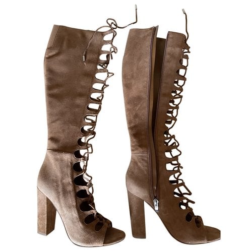 Pre-owned Kendall + Kylie Boots In Brown