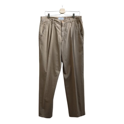 Pre-owned Valentino Trousers In Beige