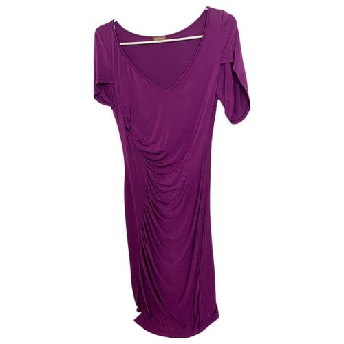Pre-owned Galliano Mid-length Dress In Purple
