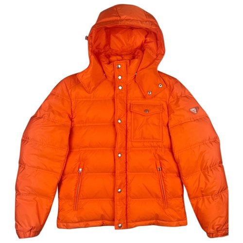 Pre-owned Prada Coat In Orange