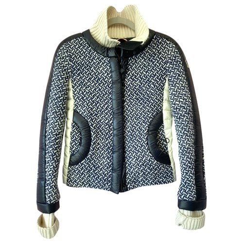 Pre-owned Moncler Grenoble Wool Jacket In Blue