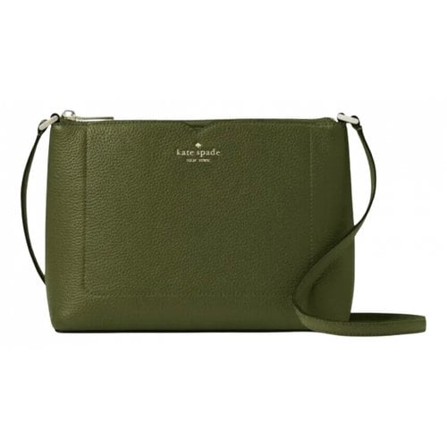 Pre-owned Kate Spade Leather Bag In Green