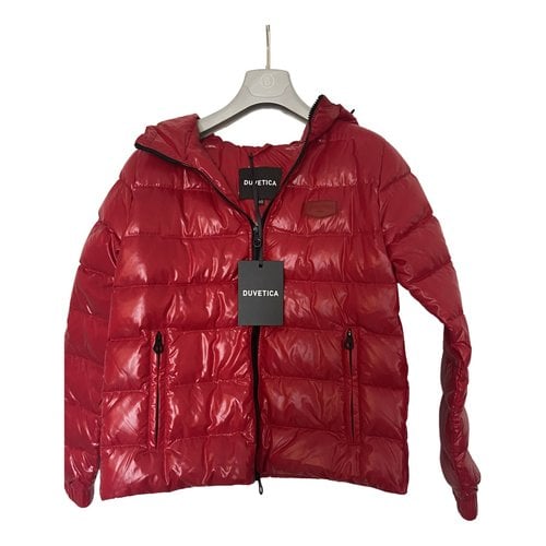 Pre-owned Duvetica Coat In Red